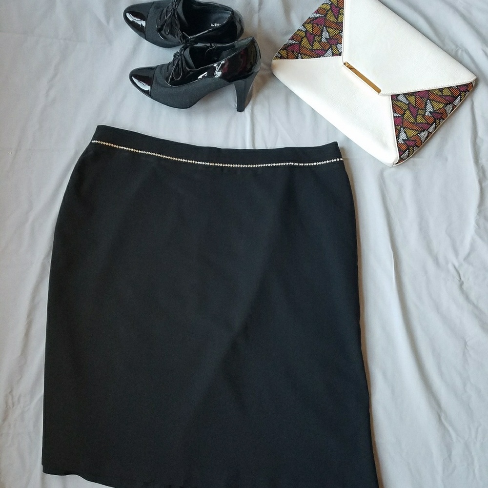 Black Skirt with Bling